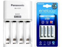 Panasonic eneloop зарядное устройство BQ-CC51