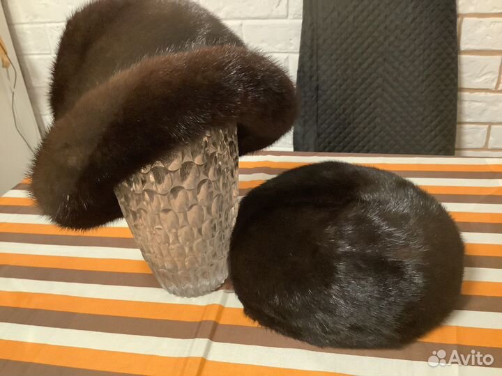 Берет и шляпа норковые женские