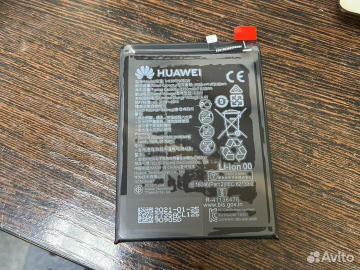 Аккумулятор Huawei Honor 8x hb386590ecw ориг 100