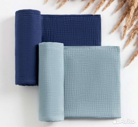 Муслиновые пеленки новые 130*100