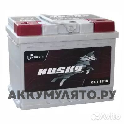Аккумулятор Husky 61ач, прямая полярность