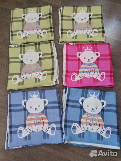 Детские муслиновые полотенца 70*140