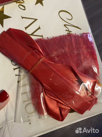 Воздушный шар с перьями