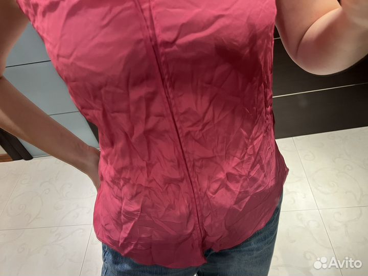 Топ из шелка Luisa Spagnoli S размер