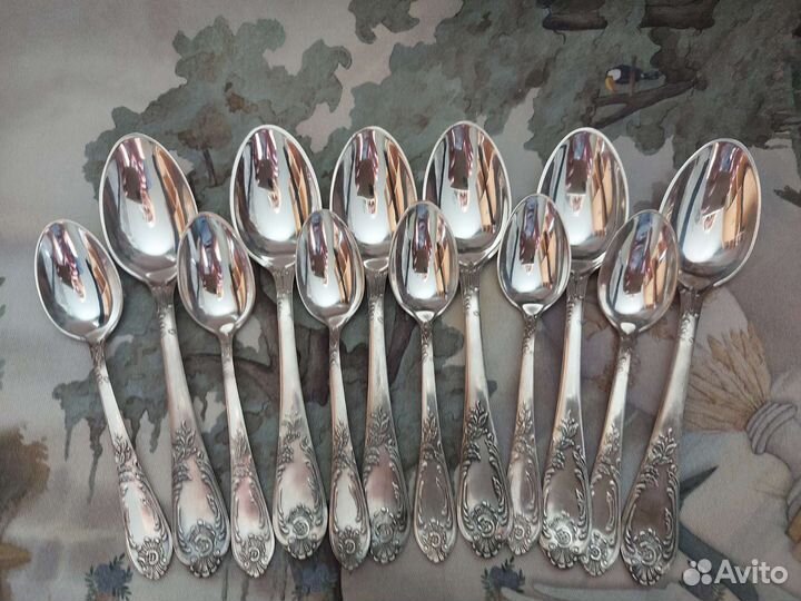 Набор столовых приборов мельхиор СССР зиш Классик