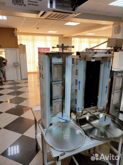 Аппарат для шаурмы 3 горелки газ