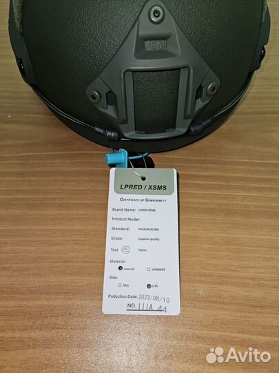 Тактический арамидный шлем, XL