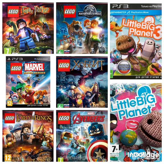 PS3+65 Детских игр. Sony ps3