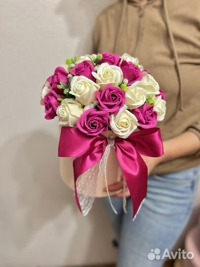 Букет из мыльных роз Цветы