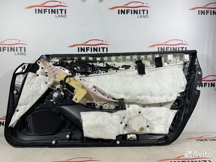 Обшивка двери передняя левая Infiniti Q60 CV37