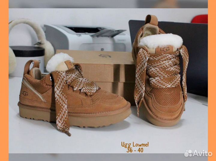 UGG (угги) original Lowmel Sneaker для женщин светло коричневого цвета