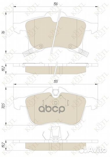 Колодки тормозные дисковые передние к-т opel AS