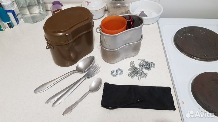 Походный охотничий набор военный котелков
