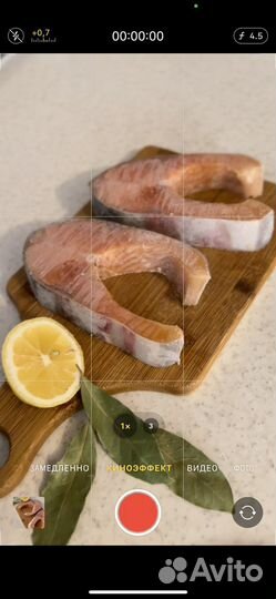 Стейки форели, семги