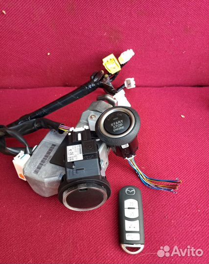 Замок зажигания запуск с кнопки Мазда 6 гш Gh