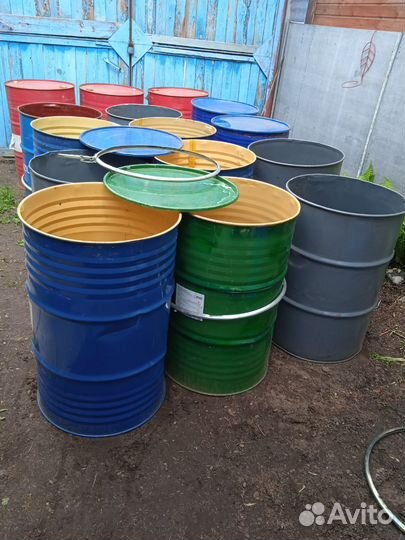 Бочка мет. Чистая 200 л
