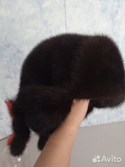 Шапка норковая женская