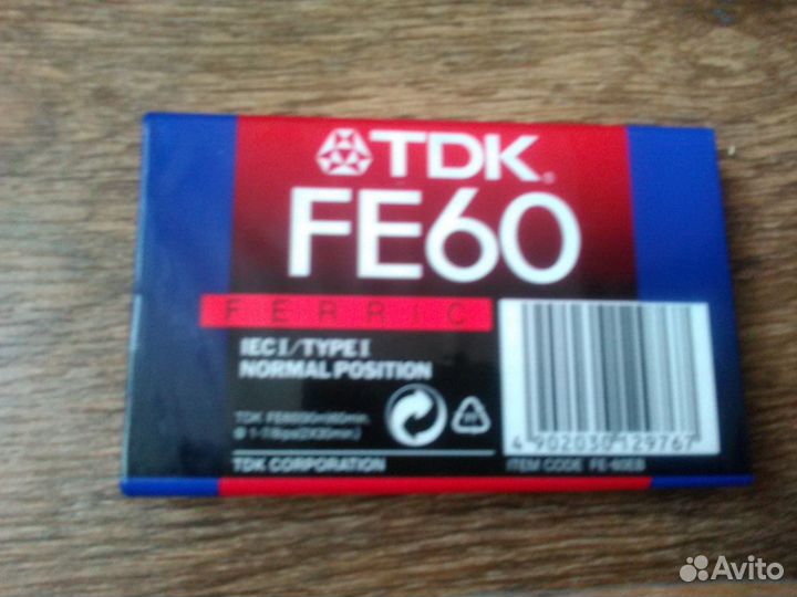 Новая аудио кассета TDK FE60