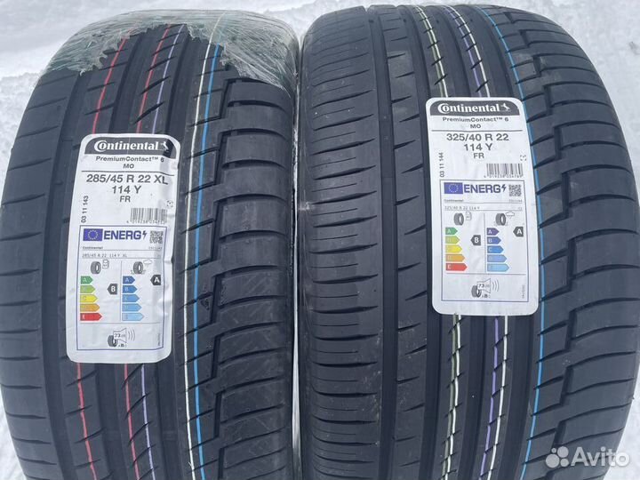 Continental PremiumContact 6 325/40 R22 и 285/45 R22 114Y