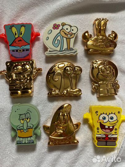 Фигурки спанч боб 10шт