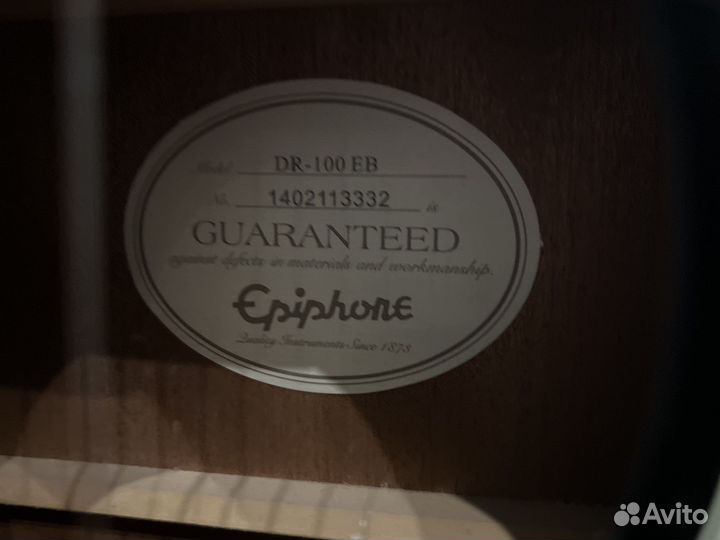 Гитара Epiphone DR-100 EB