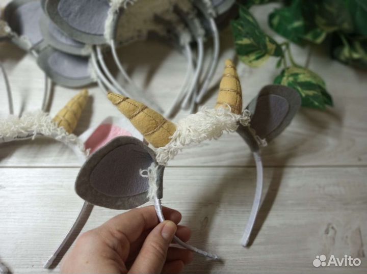 Ободок рожки козлика