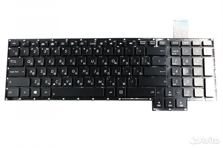 Клавиатура для Asus G750 p/n: 13N0-P4A0111, 13NB0