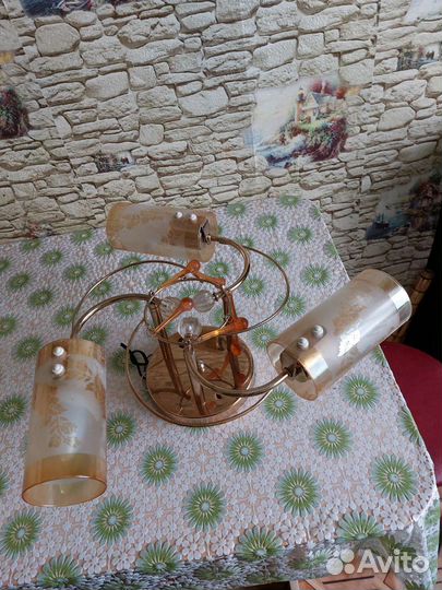 Люстра потолочная бу