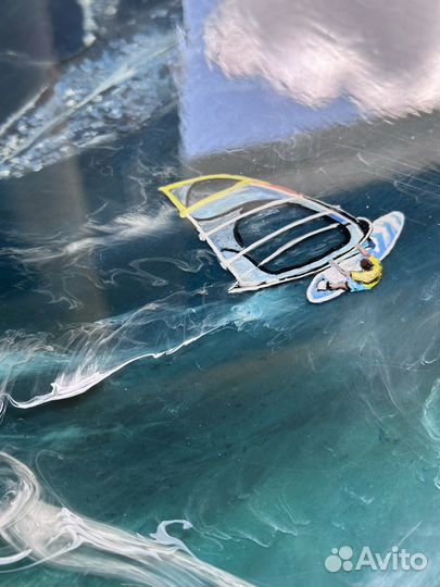 Картина круглая из эпоксидной смолы