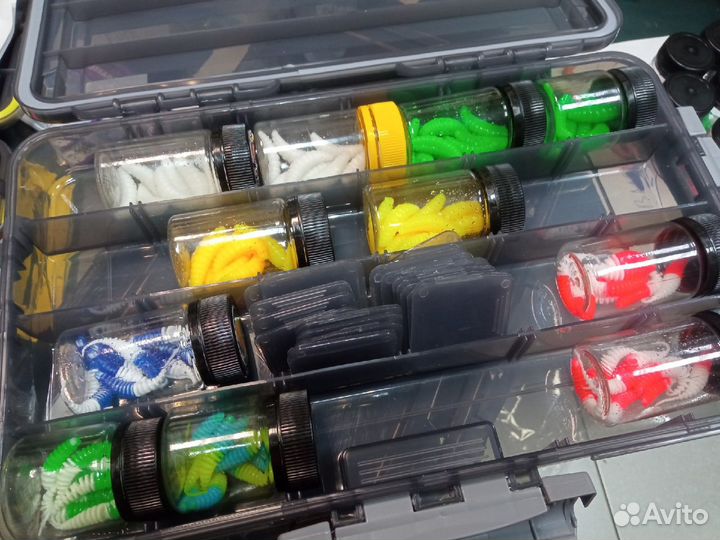 Огромный набор форелевых приманок (три коробки)