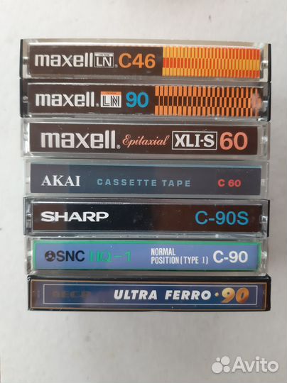 Аудиокассеты maxell, akai и т.д