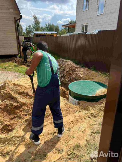 Септик под ключ. Монтаж за 1 день