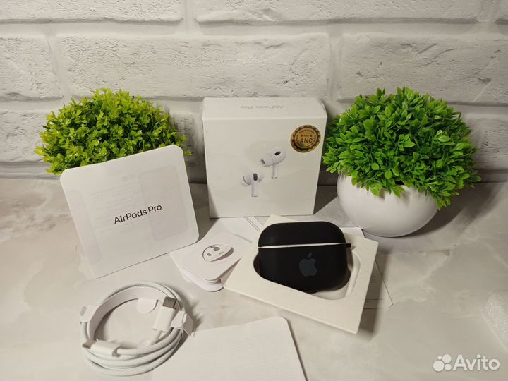 Airpods pro 2 premium с шумкой гарантия + чехол