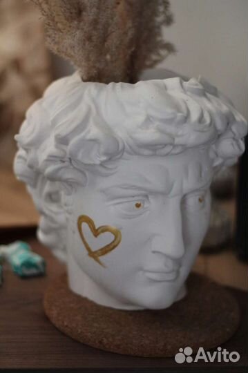 Молд силиконовый голова Давида