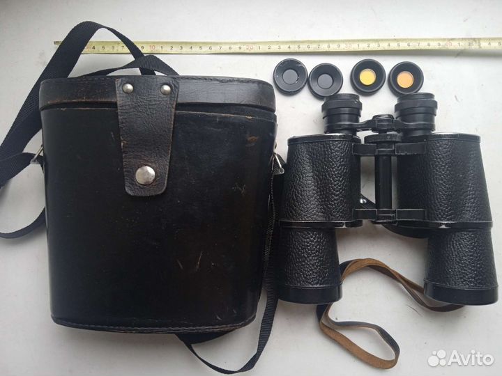 Бинокль зомз бпц 7х50 кофр СССР фильтры 1982 год