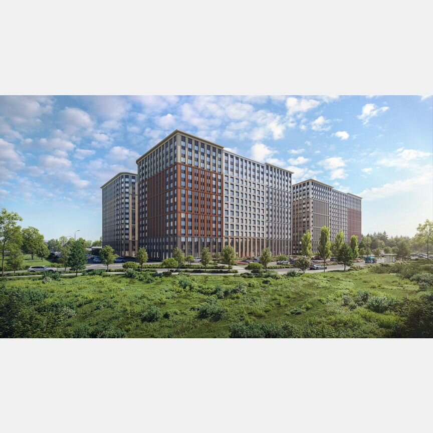 2-к. апартаменты, 62 м², 6/16 эт.