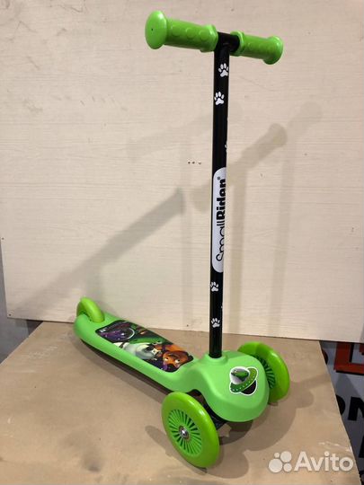 Самокат детский трёхколесный светящиеся колеса