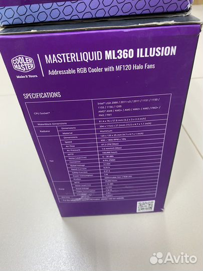 Сжо Cooler Master MasterLiquid ML360 Illusion
