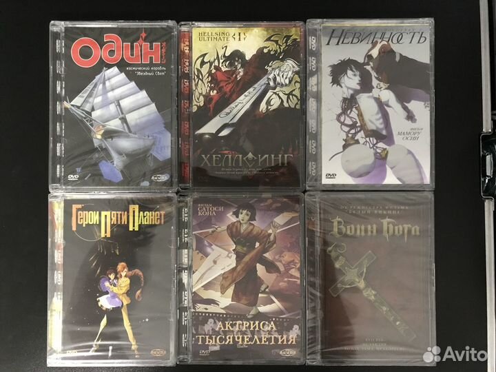 Аниме. Лицензия. Новые DVD в пленке