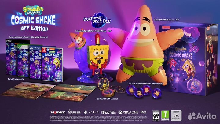 Игра PS4 SpongeBob: The Cosmic Shake BFF Edition