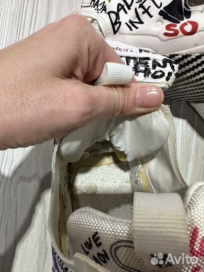 Кроссовки Reebok + Vetements без стельки 38-39