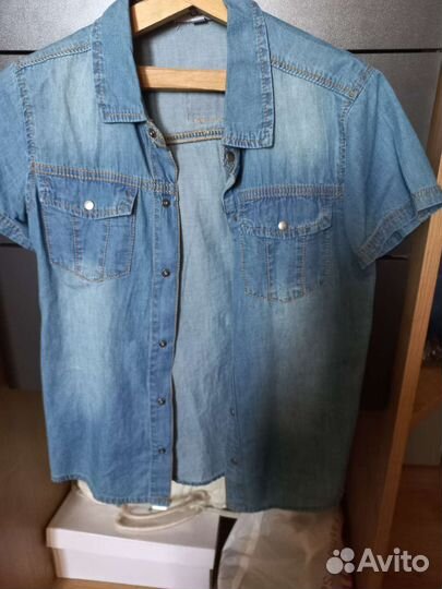 Джинсовая рубашка для мальчика