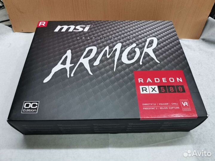 Пустые коробки от видеокарт RX 580, 570, 480, 470