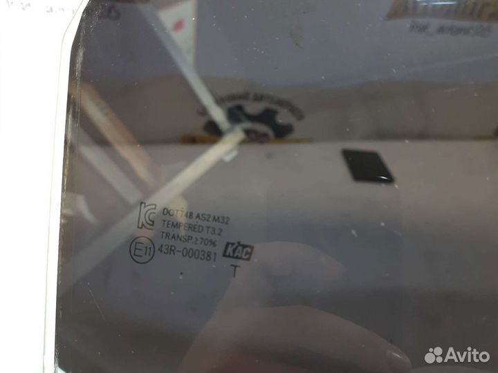 Стекло заднее правое Solaris 1