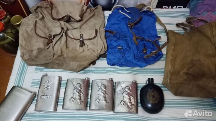 Рюкзаки, сумка и Фляжки эпохи СССР