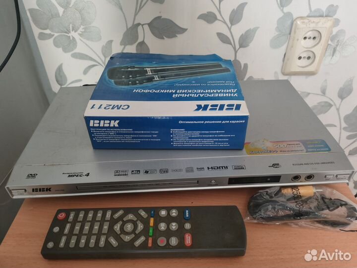 Dvd плеер bbk с караоке
