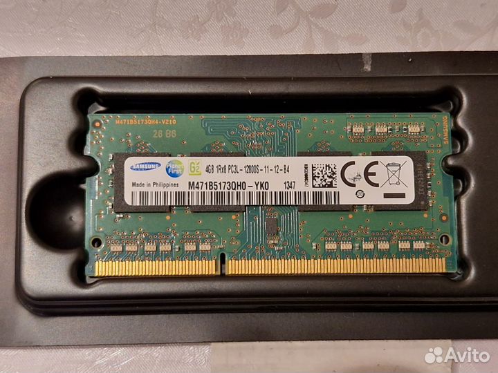 Оперативная память ddr3l 4gb 1600mhz 2шт