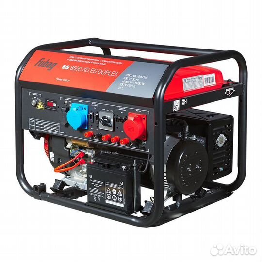 Генератор бензиновый BS8500XD ES Duplex 8,0 кВт