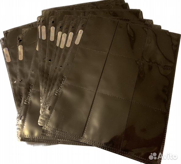 Листы Ultra Pro на 9 кормашков с разделителем