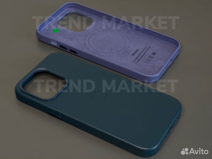 Чехол кожаный MagSafe 14 / 14 Pro / 14 Pro Max